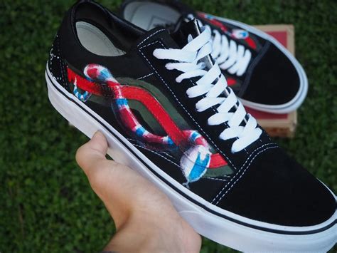 gucci snake old skool vans|Gucci Vans for sale.